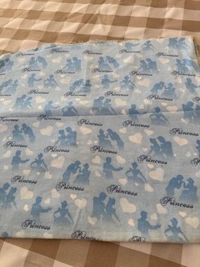 Plush Light Blue Princess Fabric